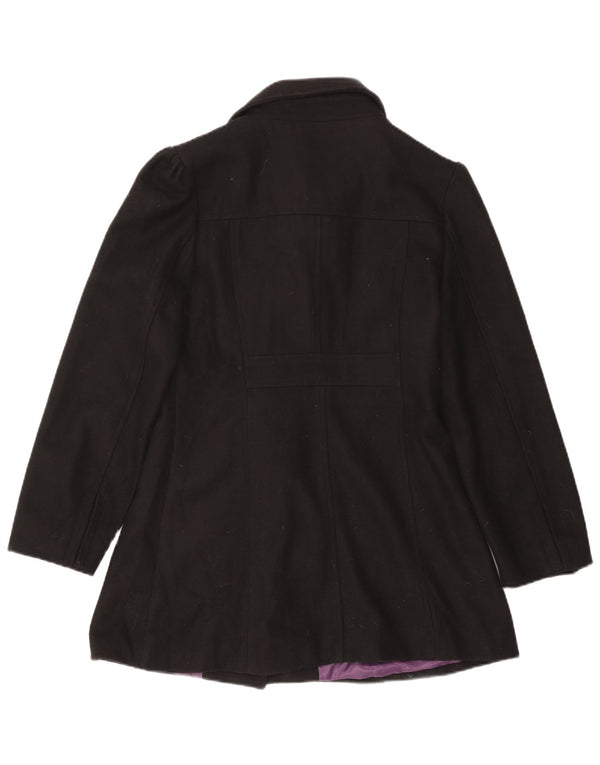 Tirdy Womens Duffle Coat UK 16 Large Black Wool