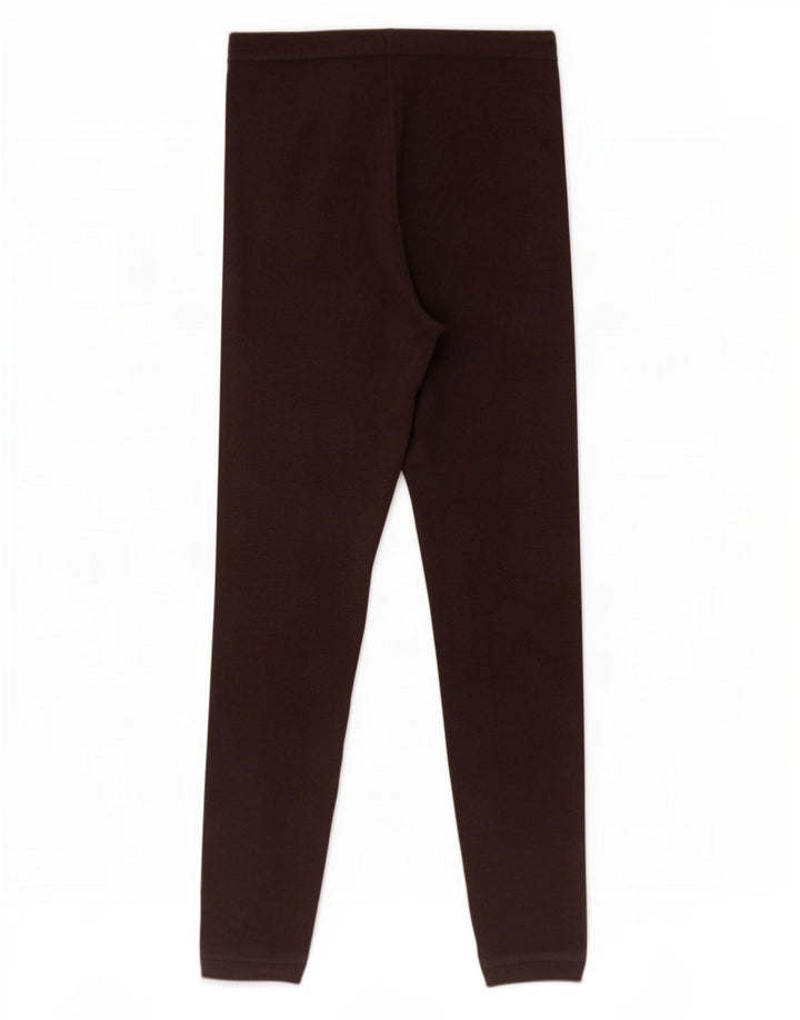Kenzo Womens Leggings UK 8 Small Brun Uld