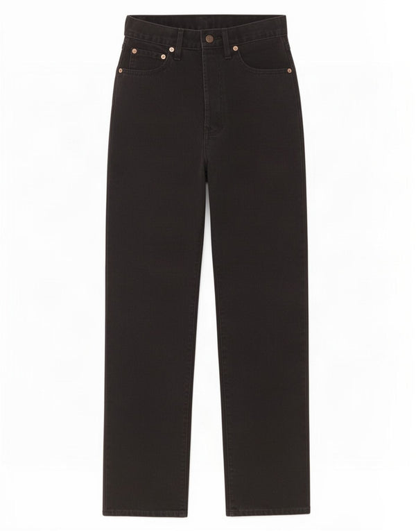 Levi's Mens 551 Straight Jeans W29 L32 Black Cotton