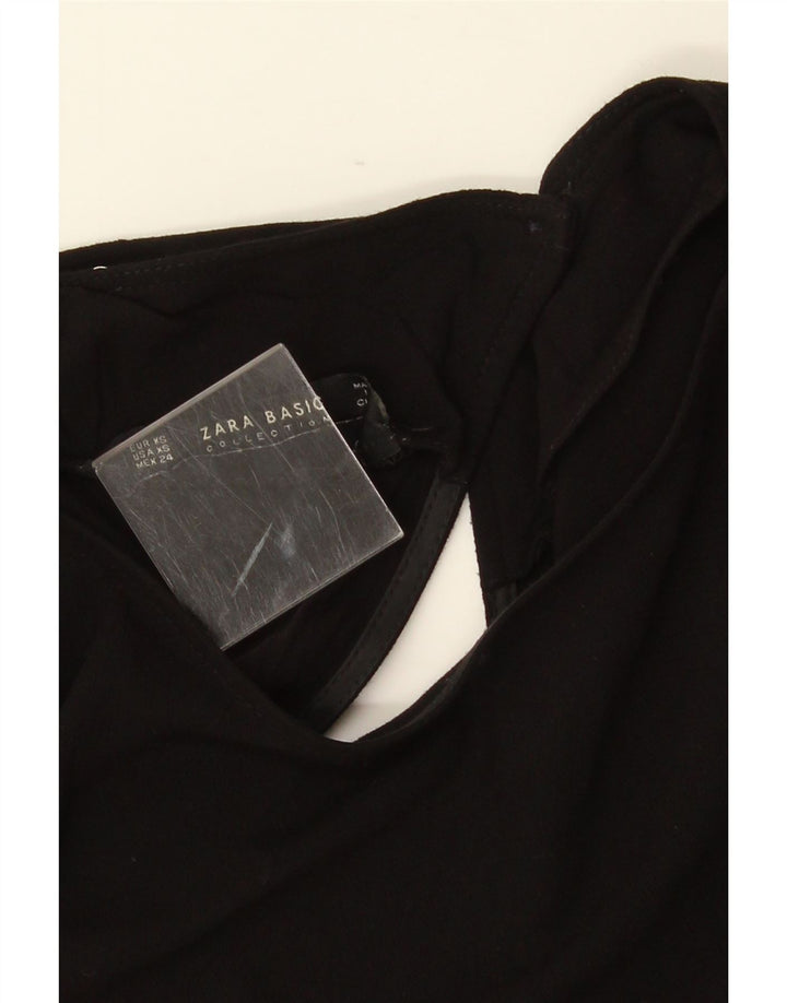 Zara Dame Playsuit UK 6 XS Sort
