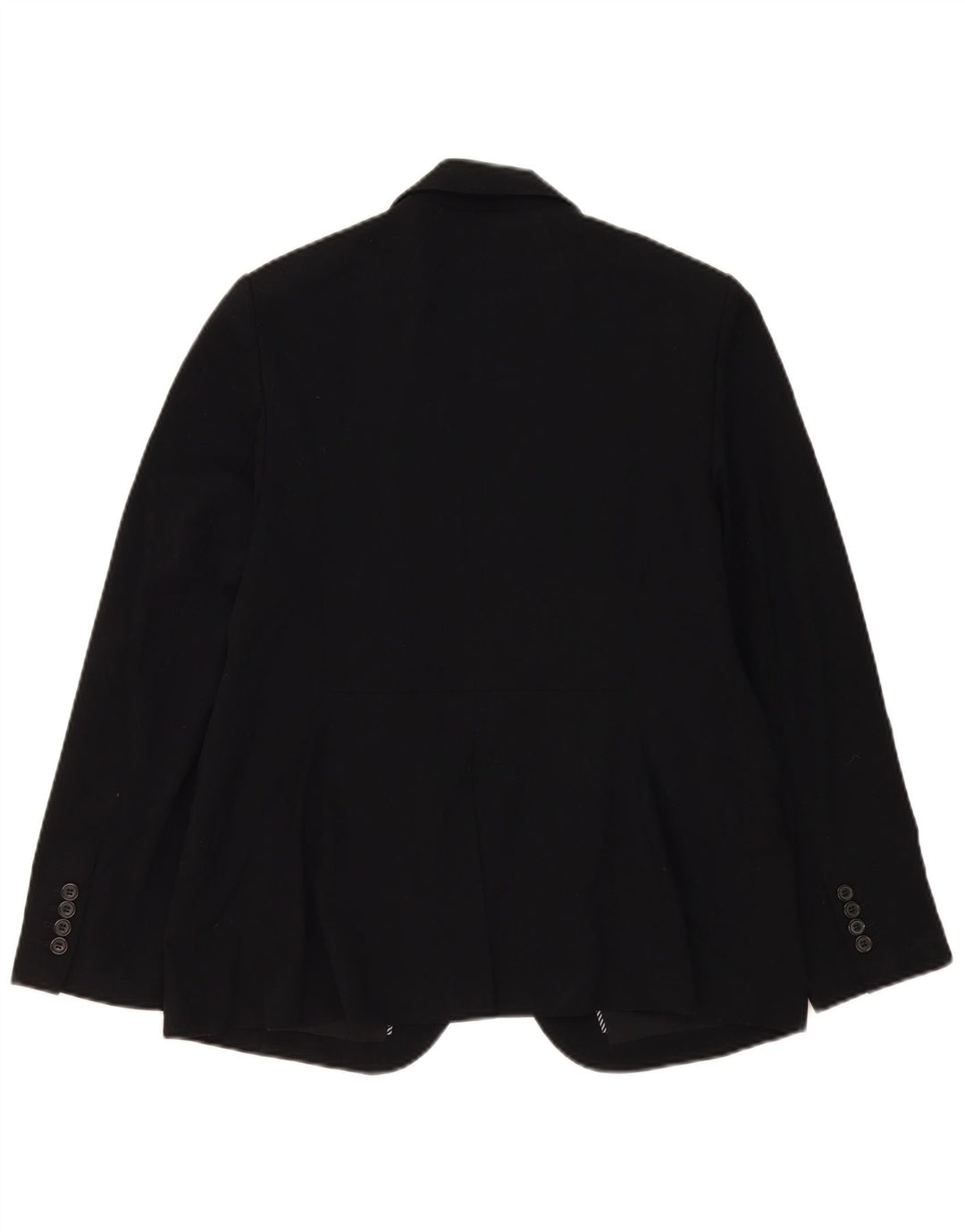 Marks & Spencer Dame 1-knaps blazerjakke UK 16 Stor sort polyester