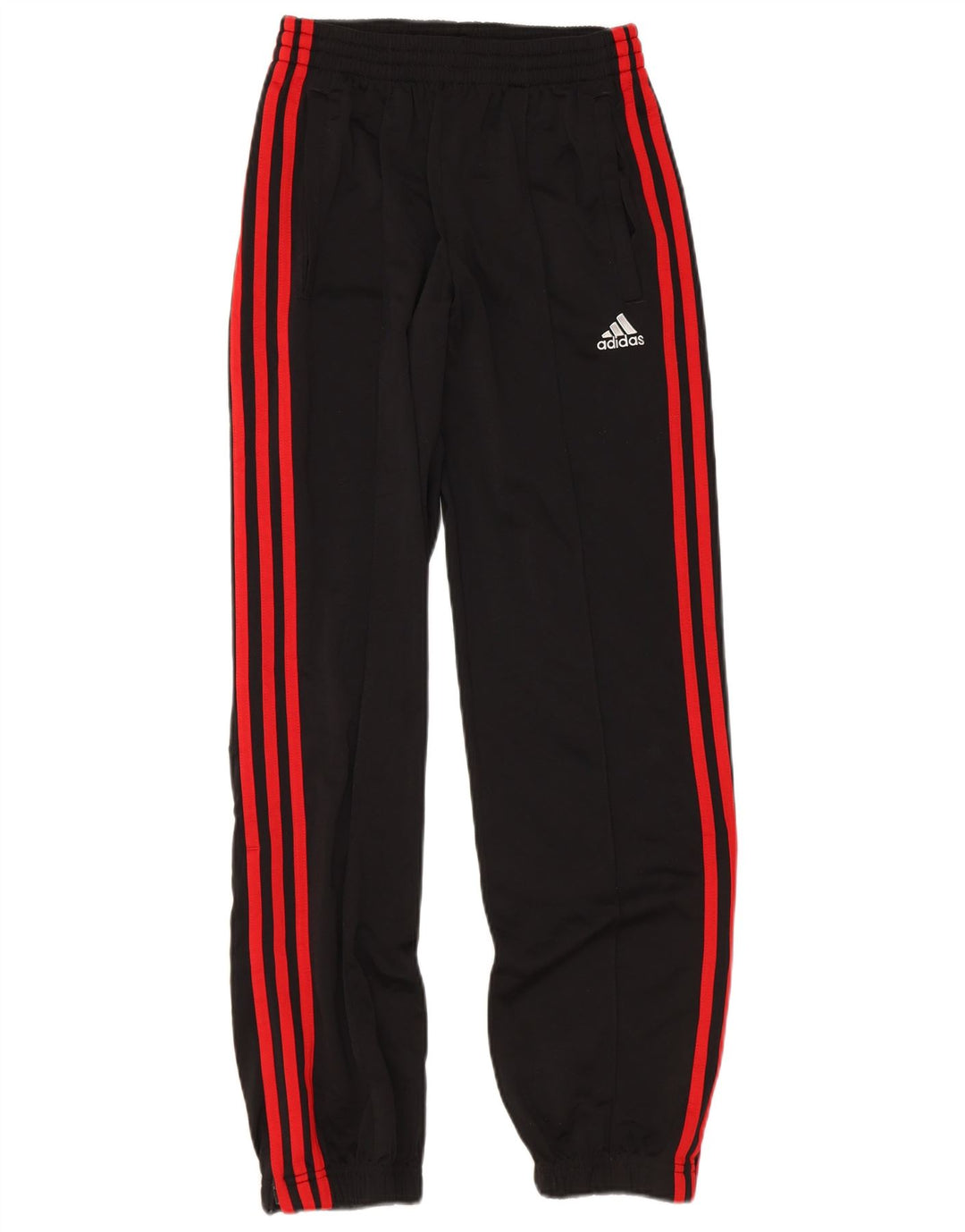 Adidas Drenge Træningsdragt Bukser Joggers 13-14 År Sort Polyester