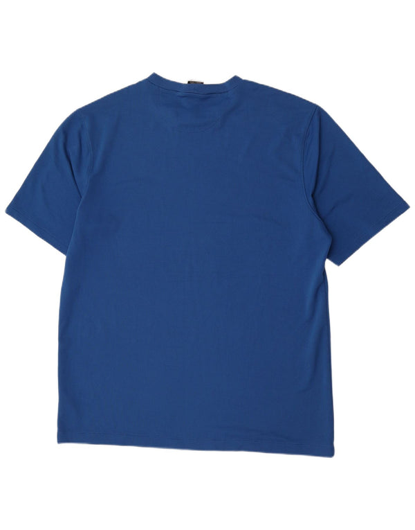 Nike T-shirt top til mænd 2XL blå polyester