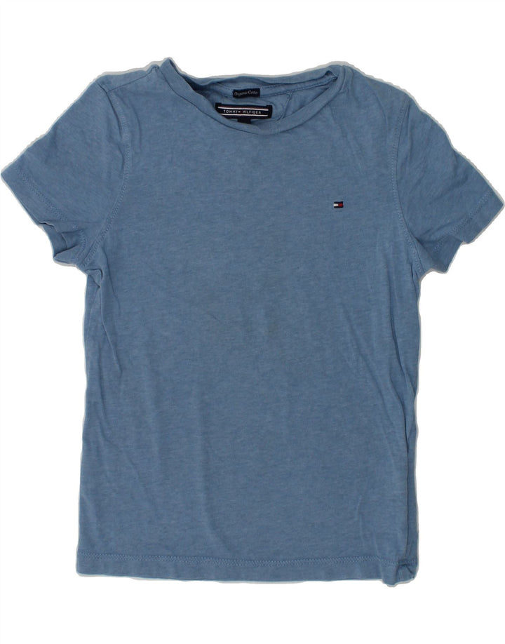 TOMMY HILFIGER Boys T-Shirt Top 4-5 Years Blue Cotton | Vintage Tommy Hilfiger | Thrift | Second-Hand Tommy Hilfiger | Used Clothing | Messina Hembry 