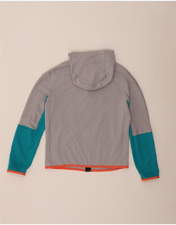 Nike Boys Standard Fit Hættetrøje med lynlås 13-14 år XL Grå Colourblock