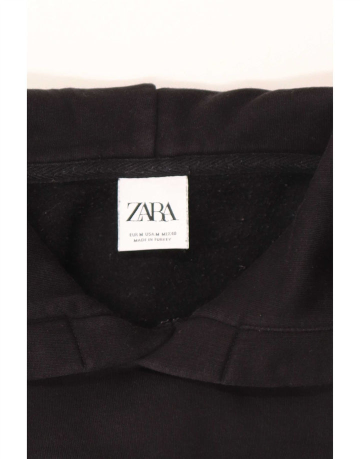 Zara Herre hættetrøje Jumper Medium Sort Bomuld