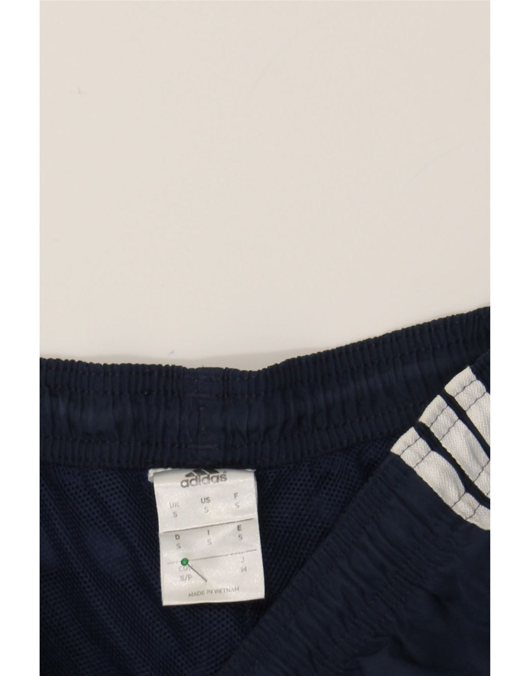 ADIDAS Mens Tracksuit Trousers Joggers Small  Navy Blue Vintage Adidas and Second-Hand Adidas from Messina Hembry 