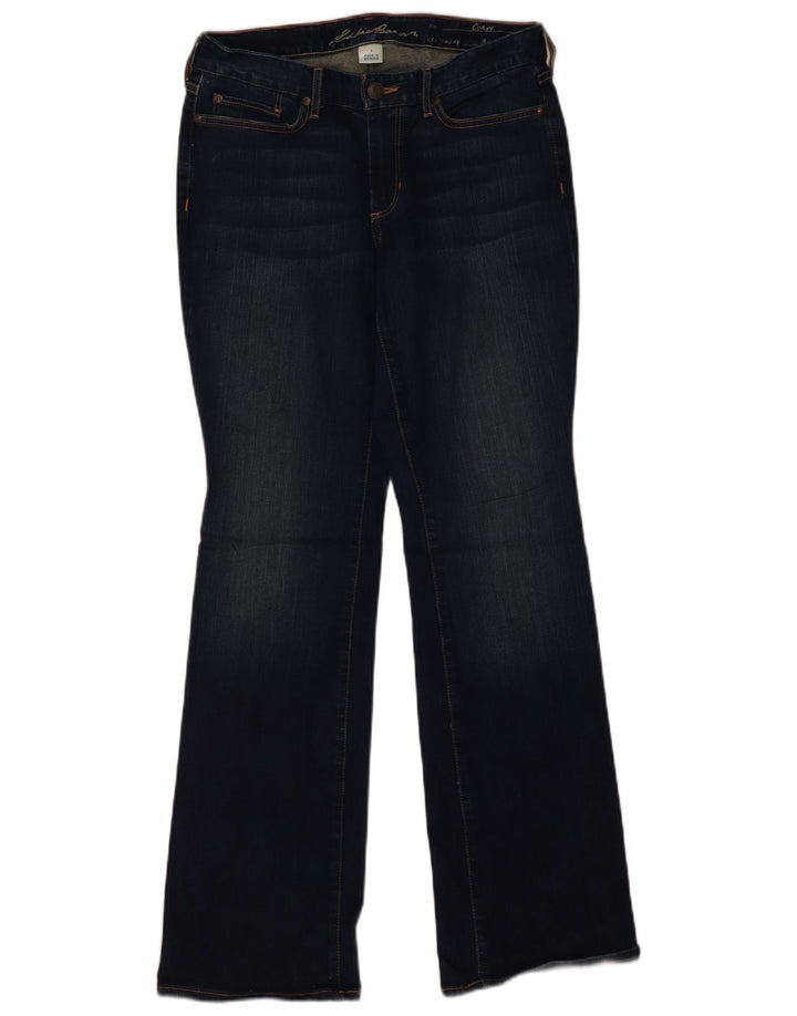 EDDIE BAUER Dame Curvy Bootcut Jeans US 8 Medium W34 L32 Navy Blue