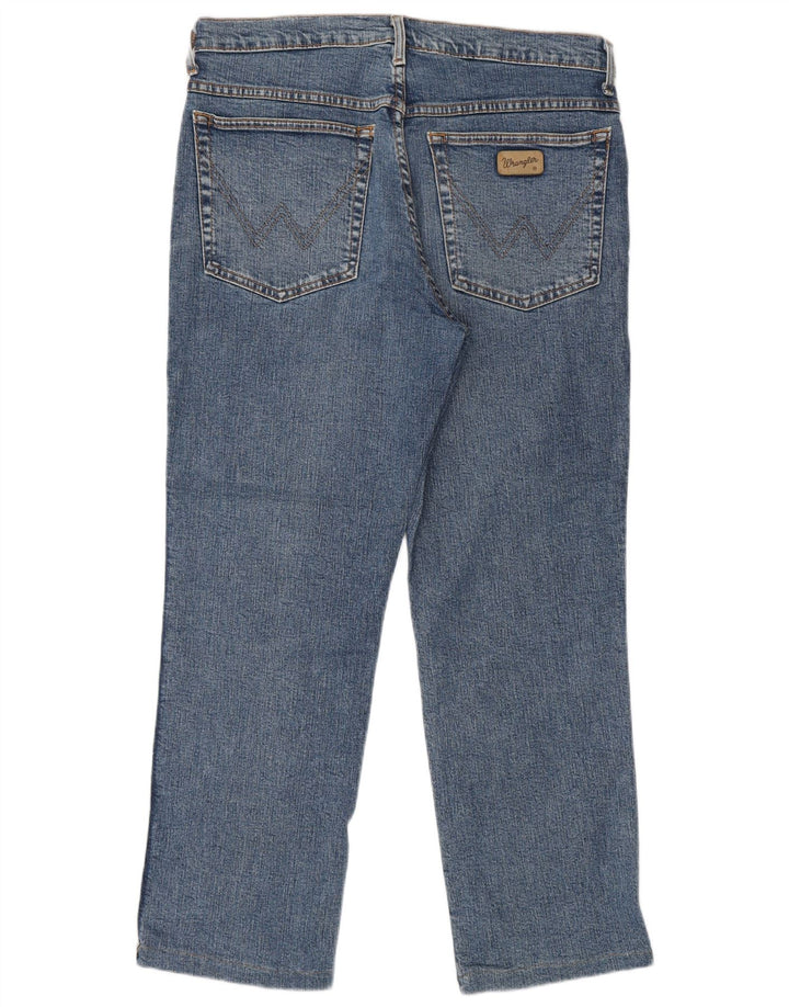 WRANGLER Herre Texas Straight Jeans W32 L27 Blå Bomuld