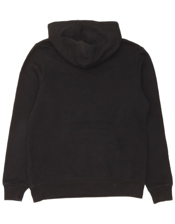 Jack & Jones Herre lynlåshals Grafisk hættetrøje Jumper Medium Sort Polyester