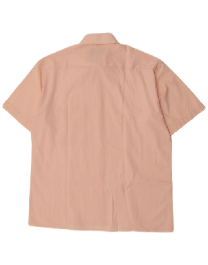 Morris Kortærmet Herreskjorte Stor Pink