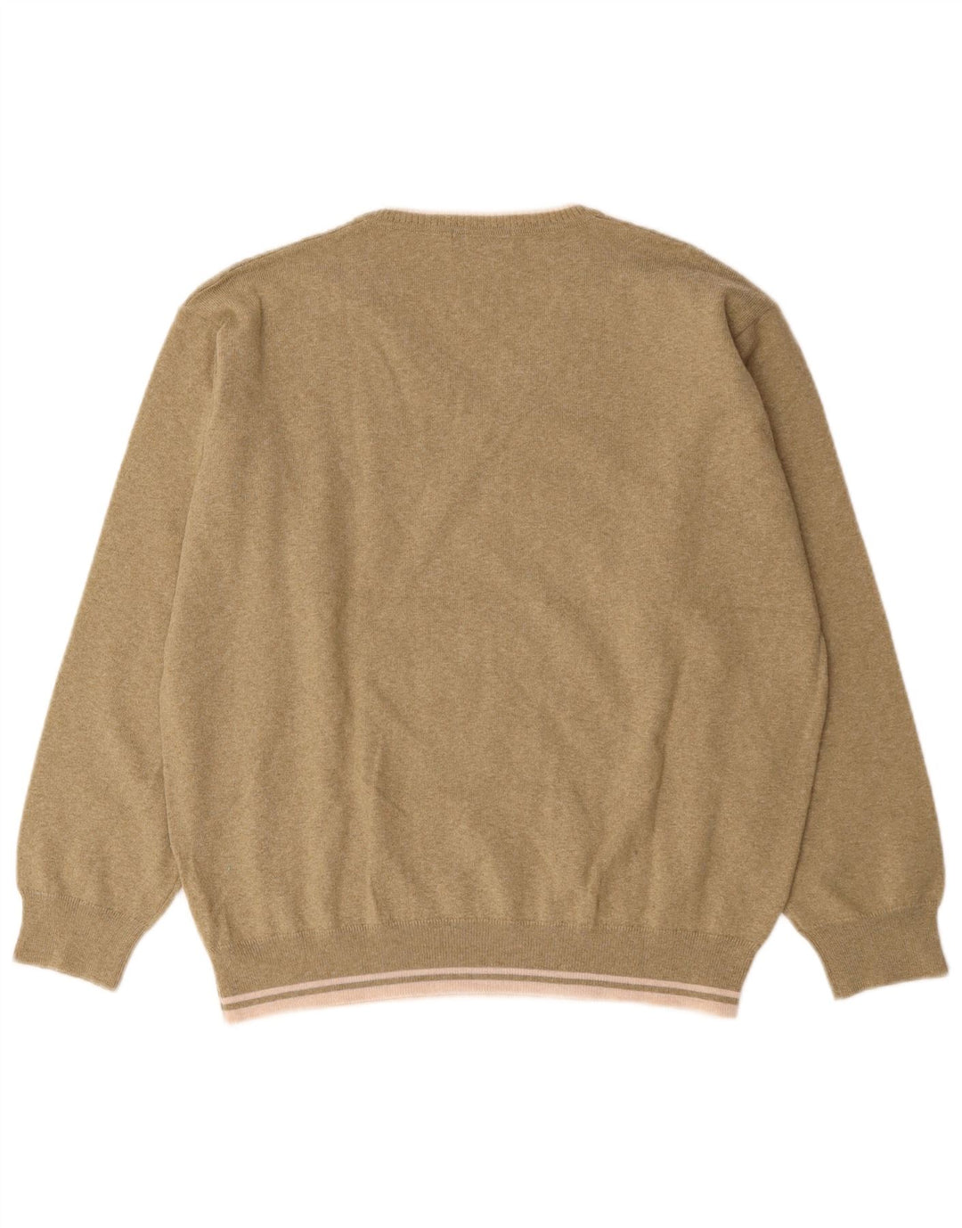 Pierre Cardin Herre V-hals sweater Stor Beige Akryl