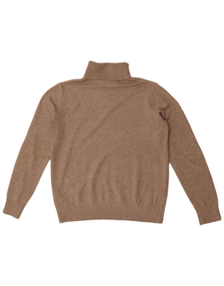 Marks & Spencer Dame Oversized rullehals sweater UK 6 XS Beige