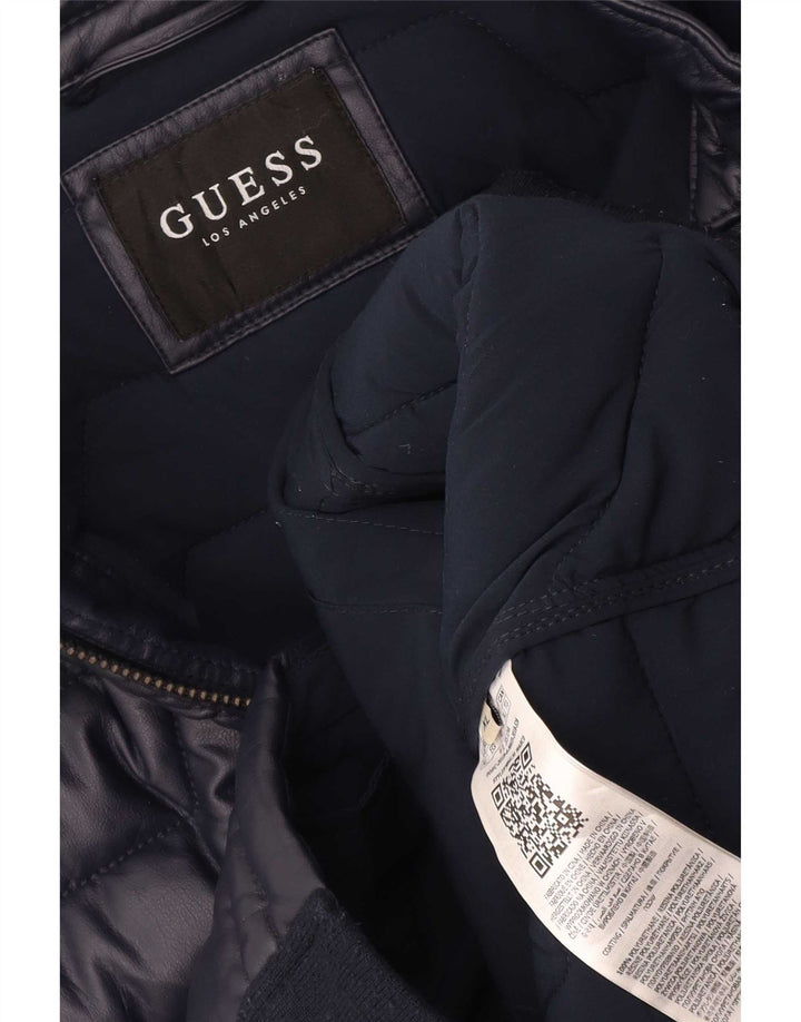 Guess Polstret Herrejakke UK 42 XL Navy Blue Polyester