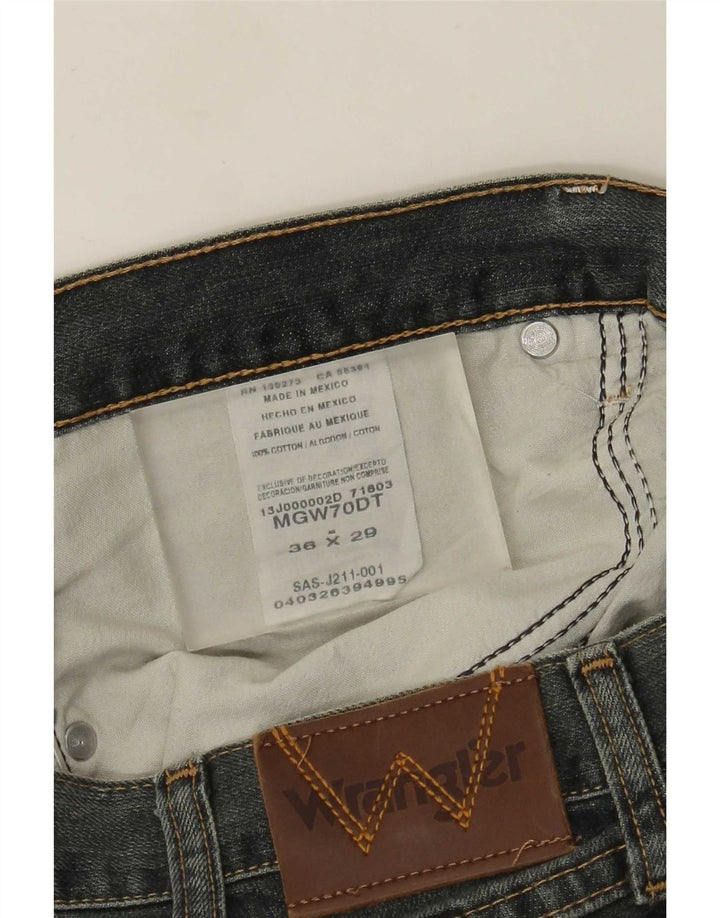 Wrangler Straight Jeans til mænd W36 L29 blå bomuld