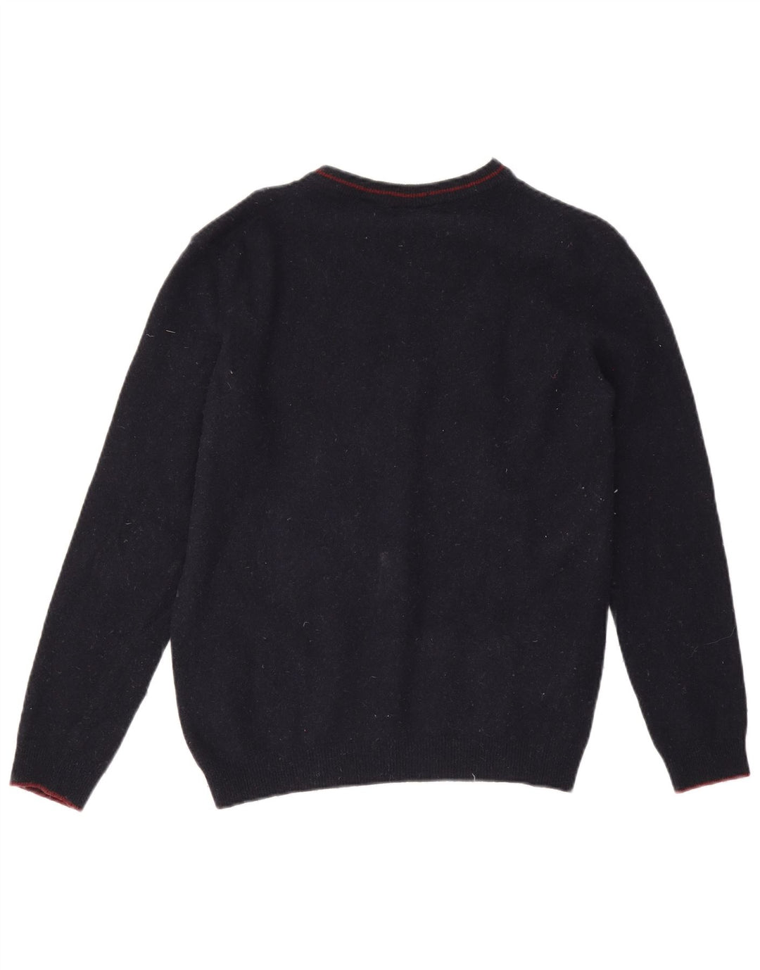 Timberland Dame Grafisk Jumper Sweater UK 14 Medium Navy Blue