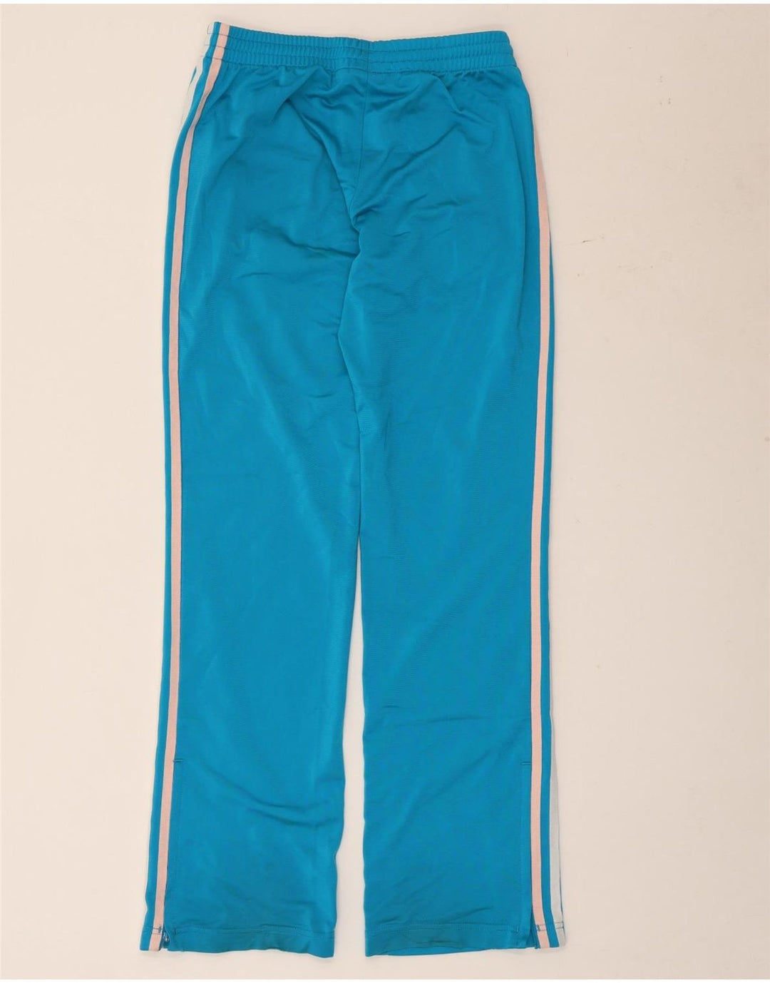 Adidas Træningsdragtsbukser til kvinder UK 10 Small Blue Polyester