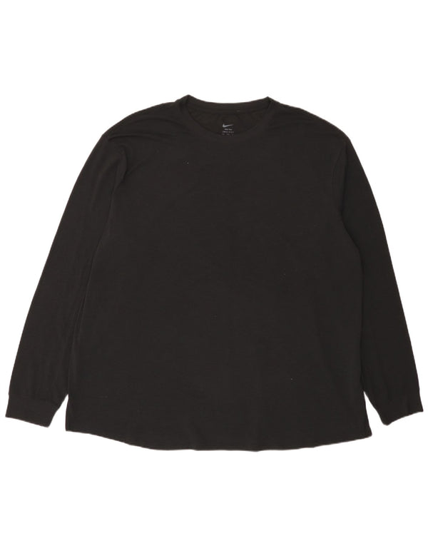 Nike Herre Dri Fit Top Langærmet 2XL Sort Polyester