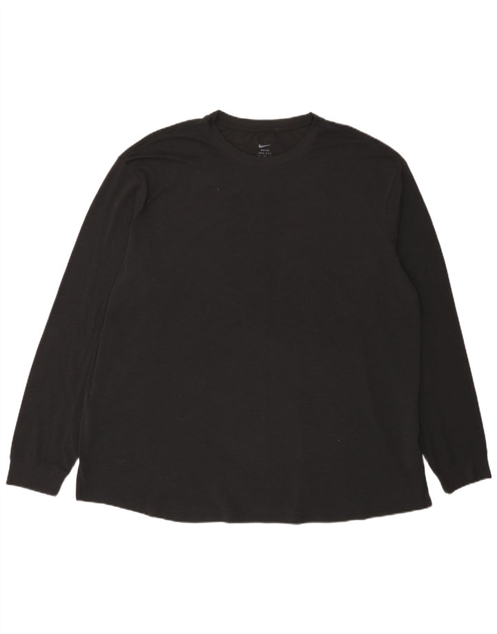 Nike Herre Dri Fit Top Langærmet 2XL Sort Polyester