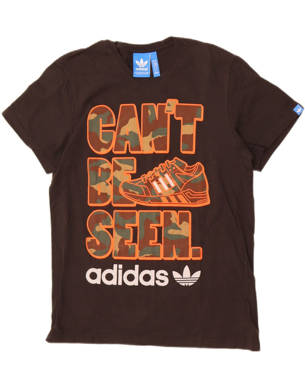 Adidas Grafisk T-shirt til mænd, medium sort