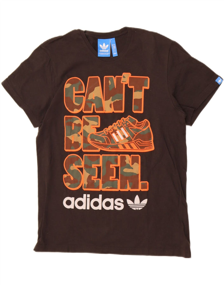 Adidas Grafisk T-shirt til mænd, medium sort