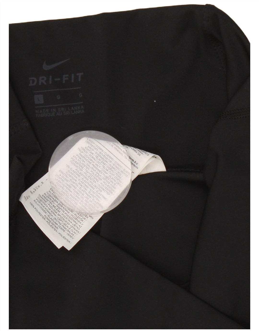 Nike Dame Leggings UK 14 Large Sort Polyester