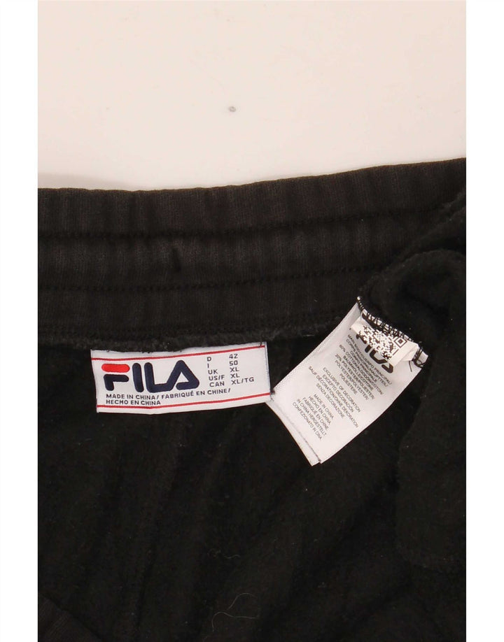 Fila træningsdragt til kvinder Joggers XL Sort bomuld