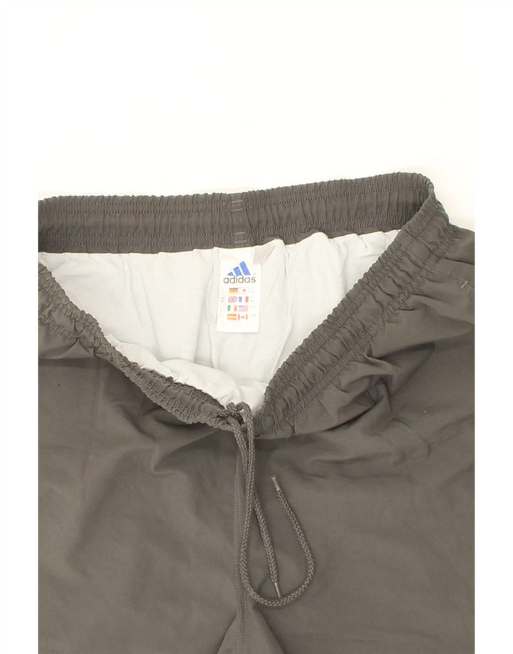 ADIDAS Mens Sport Shorts Large  Grey Polyester Vintage Adidas and Second-Hand Adidas from Messina Hembry 