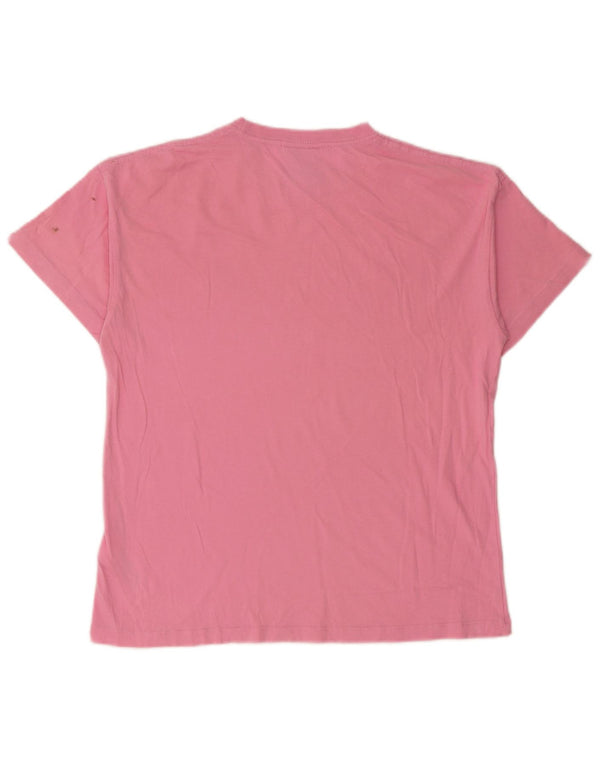 DIADORA Pige T-Shirt Top 13-14 År 2XL Pink Bomuld