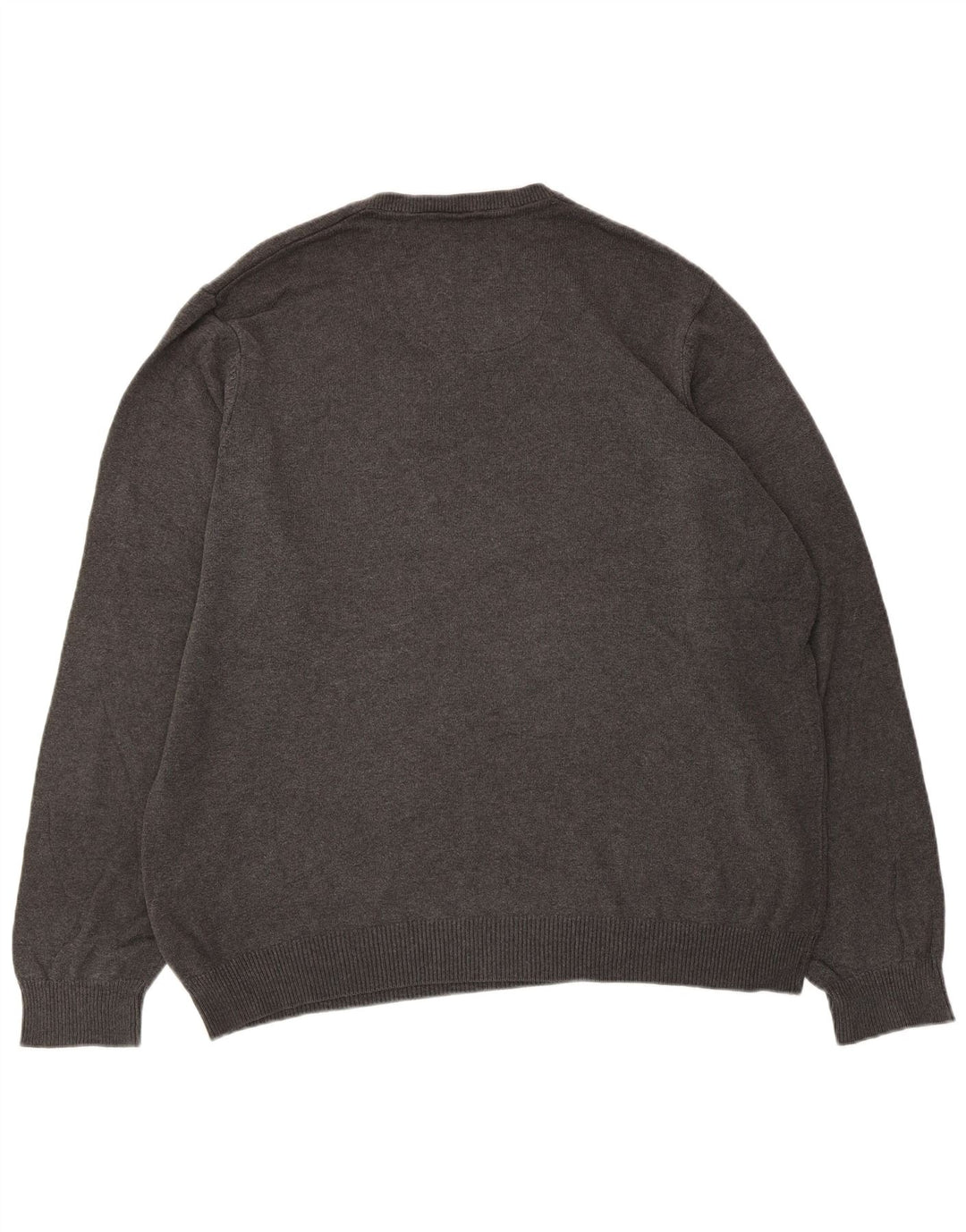 Marks & Spencer Herre V-hals sweater XL Grå Bomuld