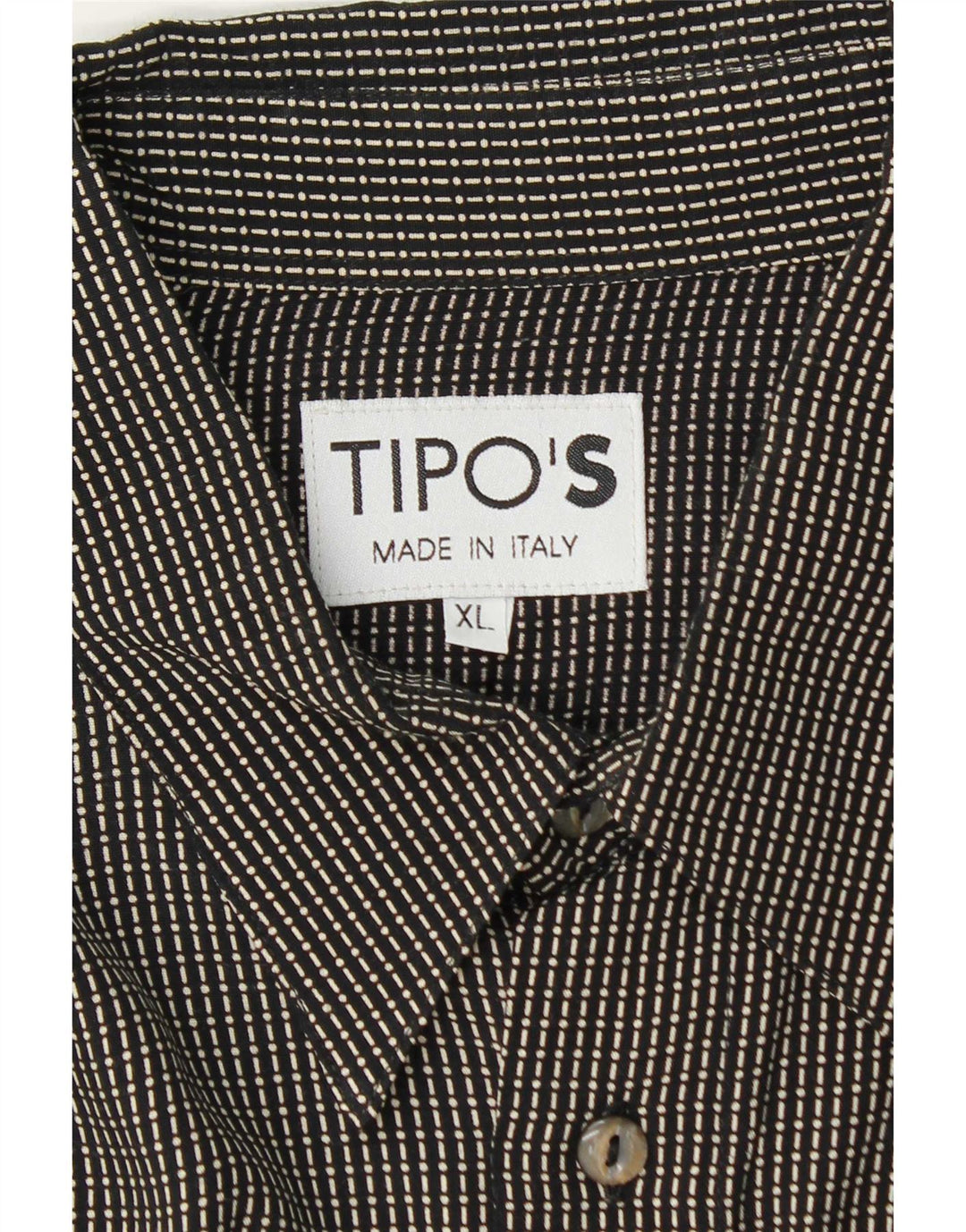 Tipo'S Herreskjorte XL Sortstribet