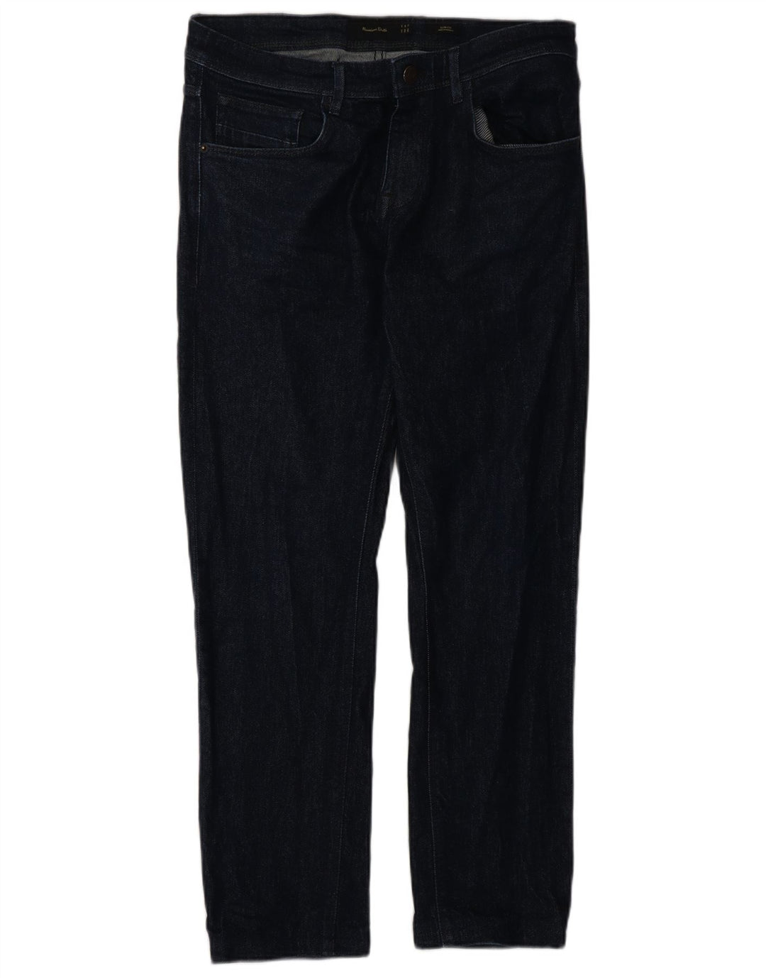 Massimo Dutti Herre Slim Jeans EU 40 Medium W31 L28 Marineblå Bomuld