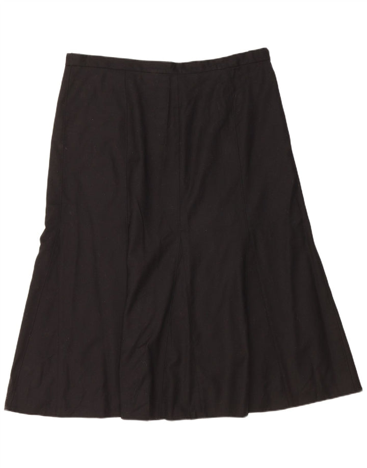 Orvis Trompetnederdel til kvinder US 18 2XL W38 Sort Uld