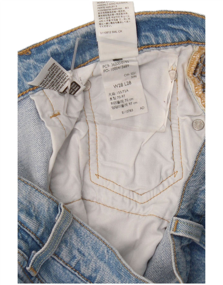 Levi's Dame 501 Straight Jeans W28 L28 Blå Bomuld