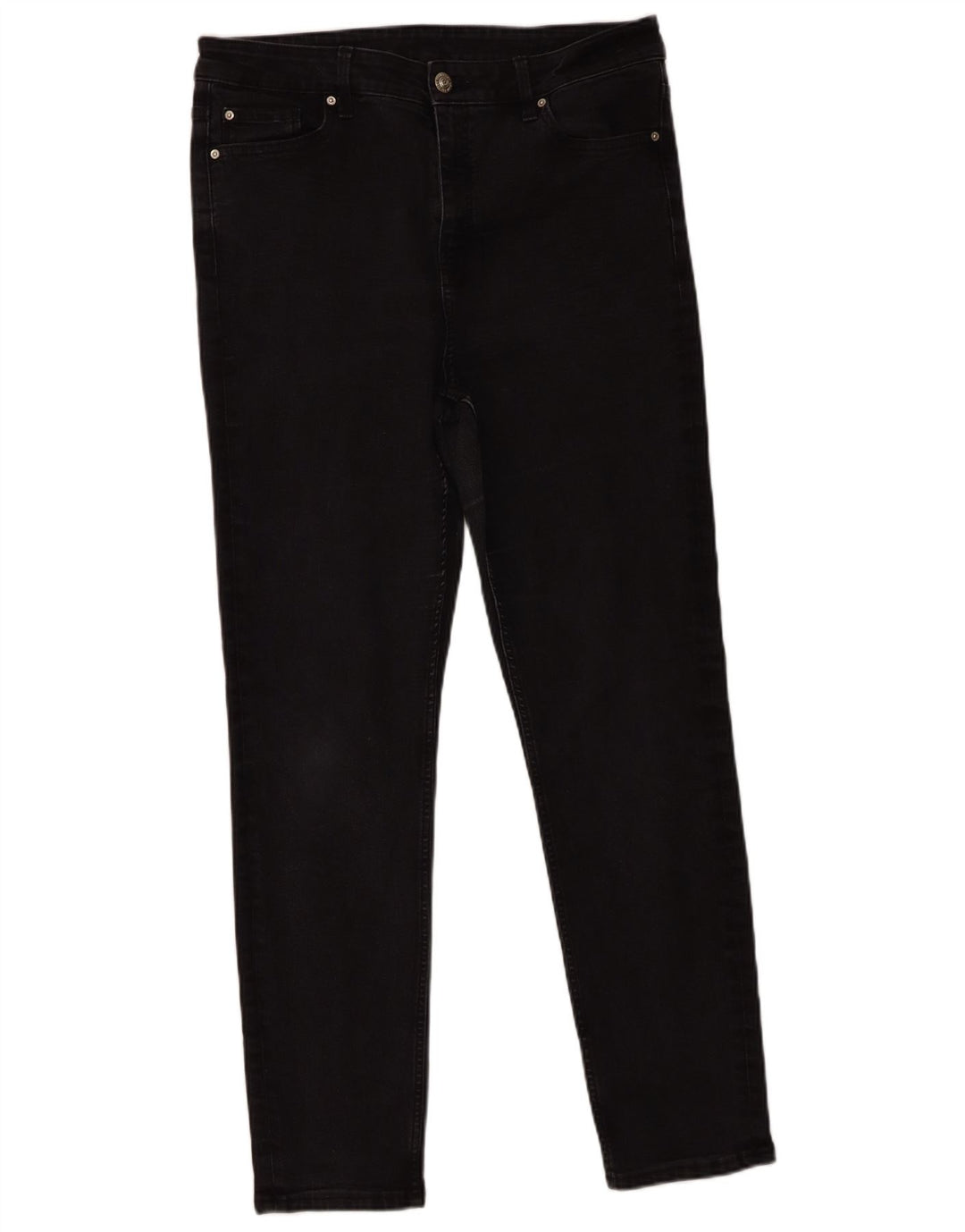 Marks & Spencer Dame Slim Jeans UK 16 Large W36 L29 Black Bomuld
