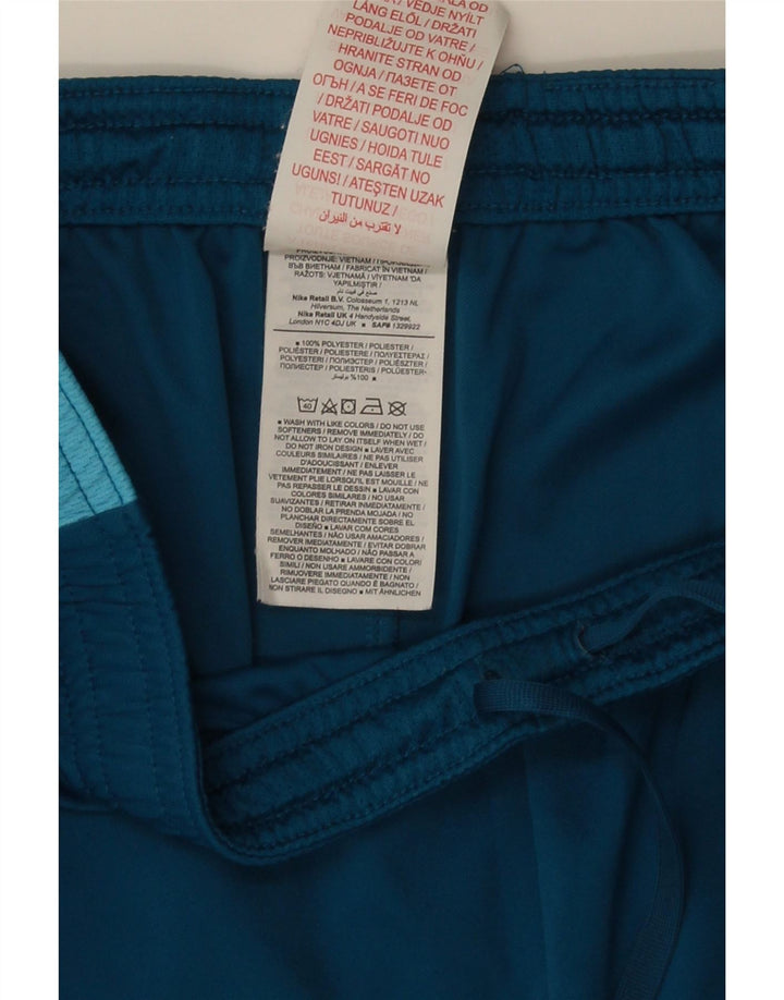 Nike Herre Dri Fit Sportshorts XL Marineblå Colourblock Polyester