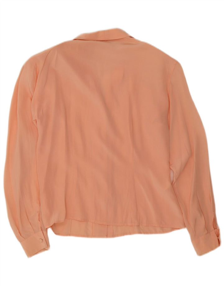 MOTIVI skjortebluse til kvinder UK 12 Medium Pink Silke