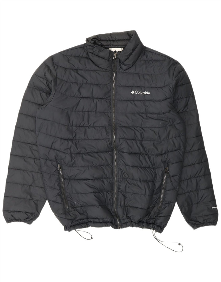 Columbia Herre Omni-Heat Polstret Jakke UK 40 Stor Sort Polyester