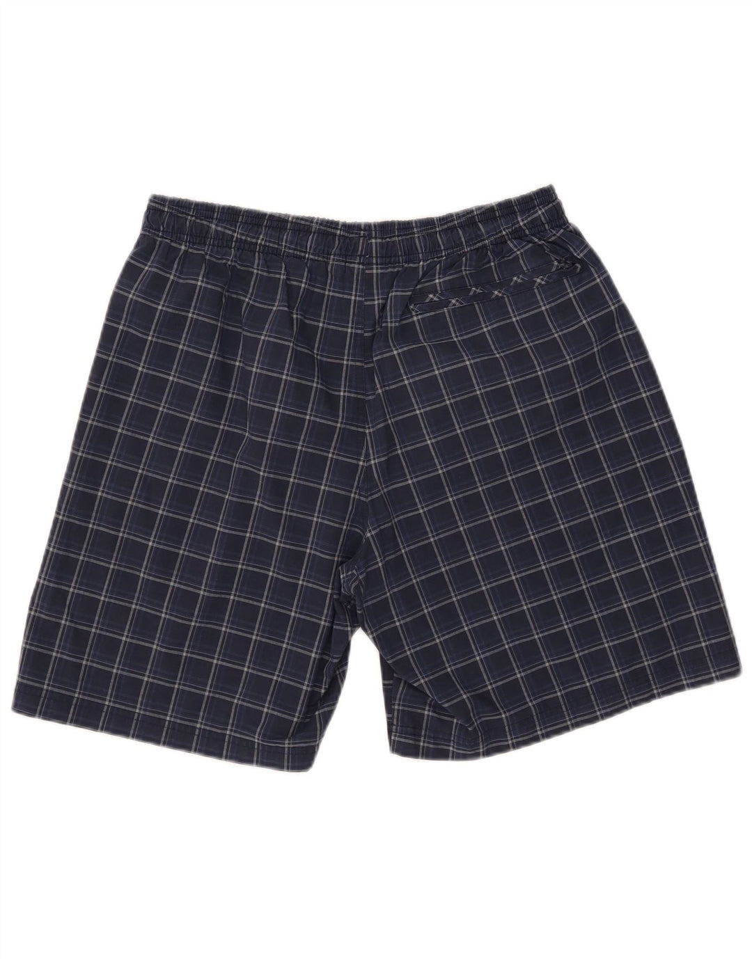 Adidas Badeshorts til mænd store blå ternet polyester