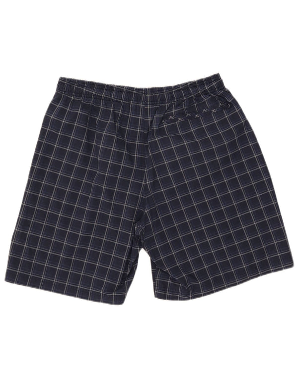 Adidas Badeshorts til mænd store blå ternet polyester