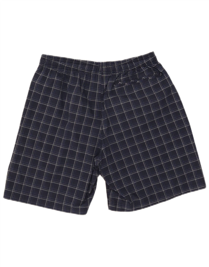 Adidas Badeshorts til mænd store blå ternet polyester
