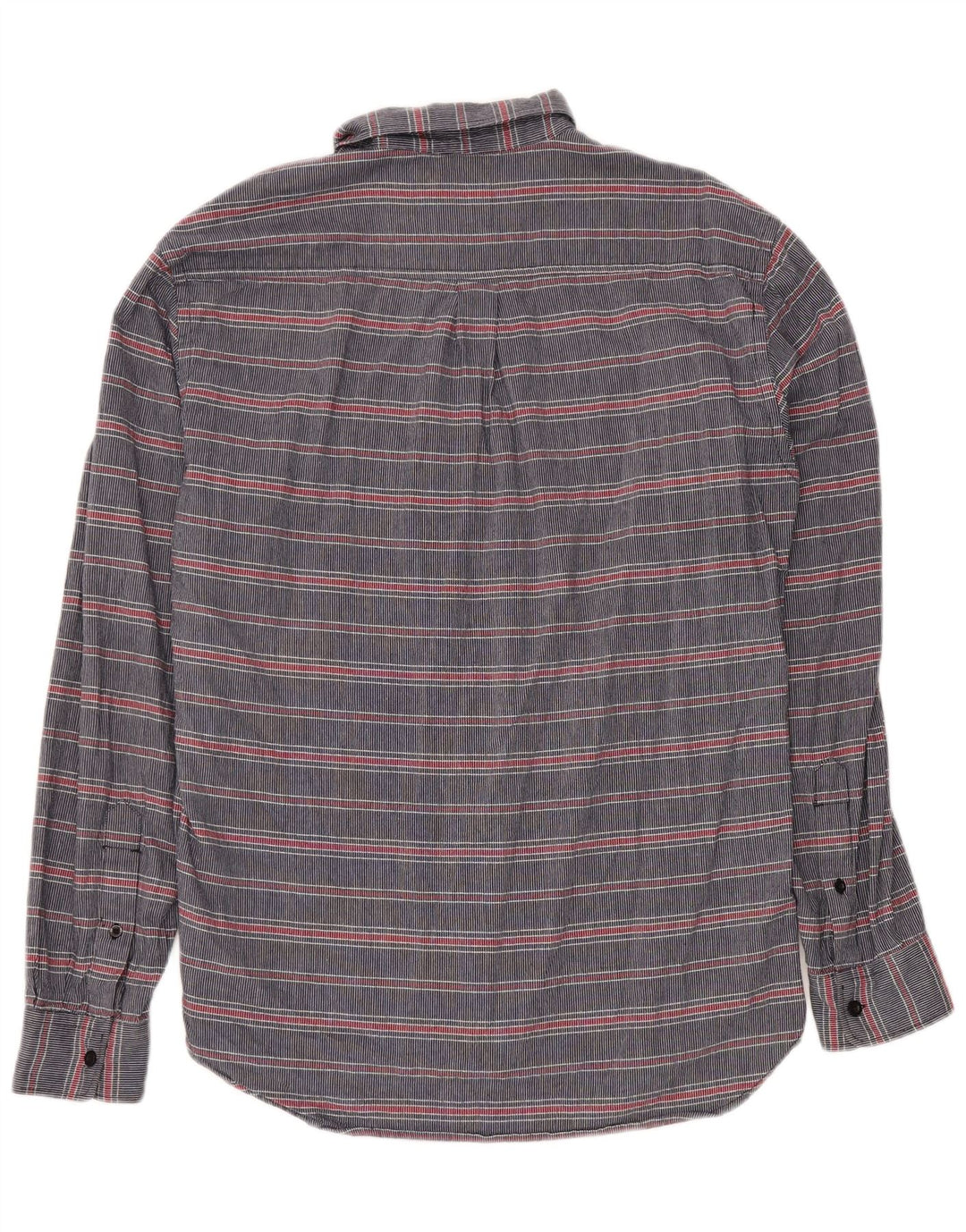 DOCKERS Herreskjorte Medium Navyblå stribet bomuld