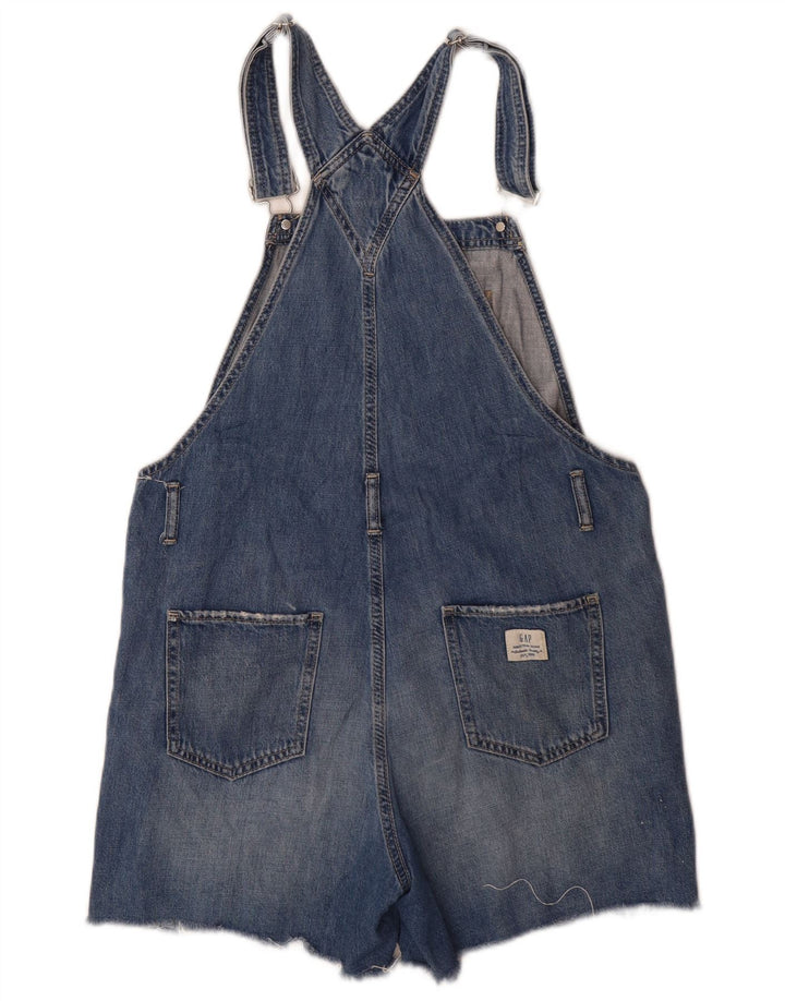Gap Dame Distressed Dungarees Denim Shorts Medium W36 Blå Bomuld