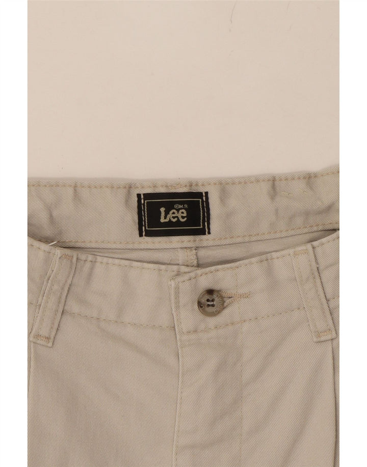 LEE Mens Pegged Chino Shorts W30 Medium Grey Vintage Lee and Second-Hand Lee from Messina Hembry 