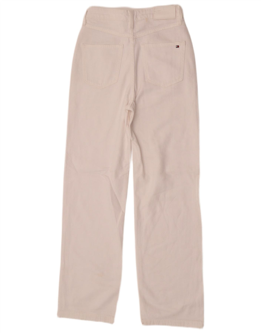 Tommy Hilfiger Lige Jeans til kvinder W27 L30 Hvid Bomuld