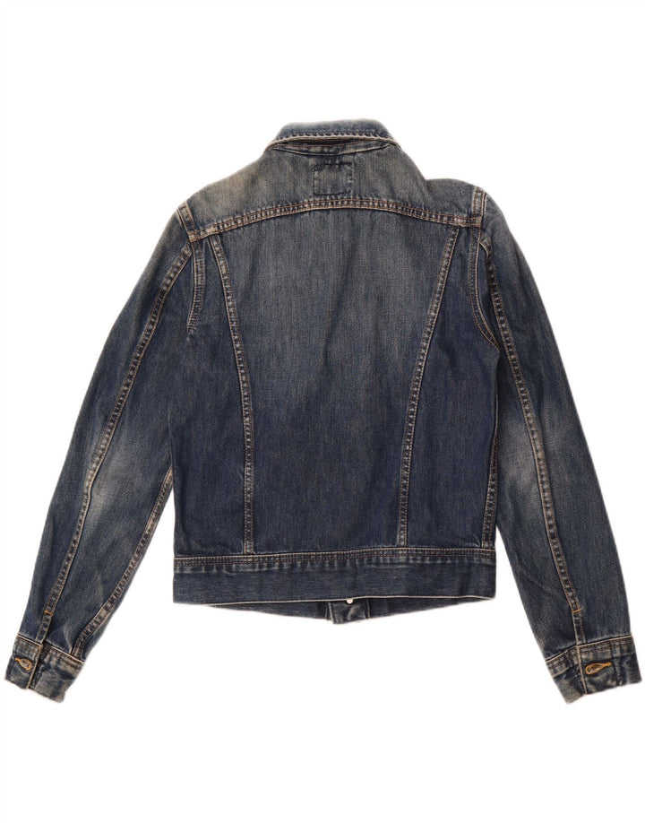 LEE Womens Denim Jacket UK 12 Medium Blue Cotton Vintage Lee and Second-Hand Lee from Messina Hembry 