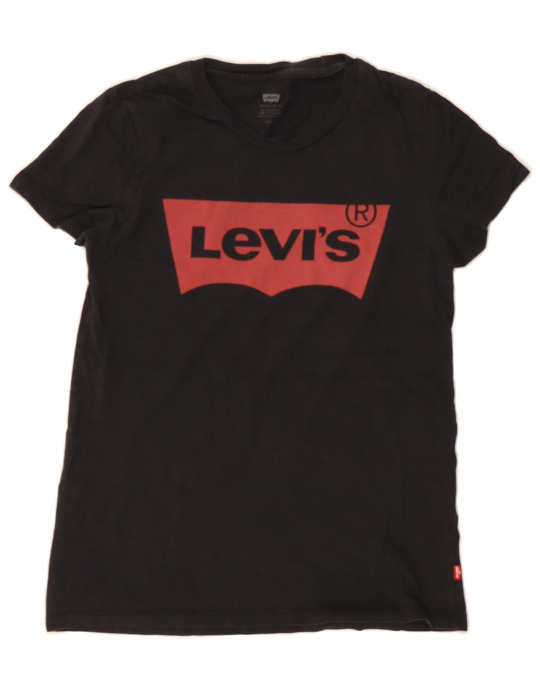 LEVI'S Boys Graphic T-Shirt Top 10-11 Years Small Black Cotton Vintage Levi's and Second-Hand Levi's from Messina Hembry 