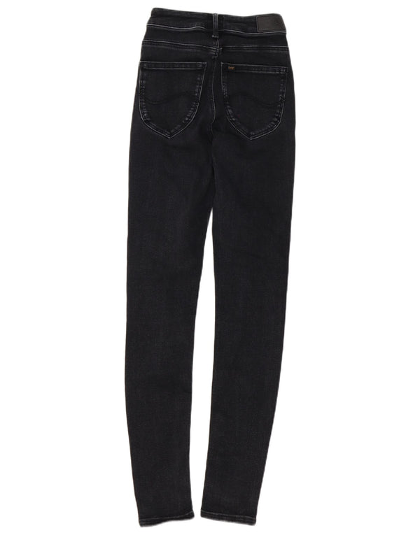 Lee Womens Forever fit Skinny Jeans W26 L33 Sort Bomuld