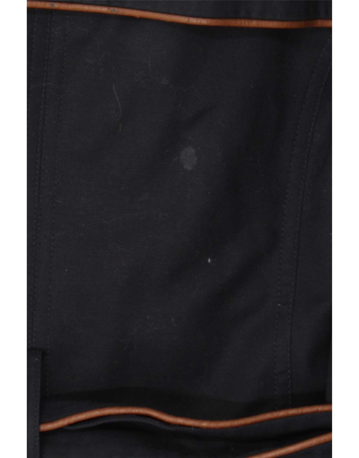 Hobbs Dame Trench Coat UK 16 Stor Marineblå Bomuld