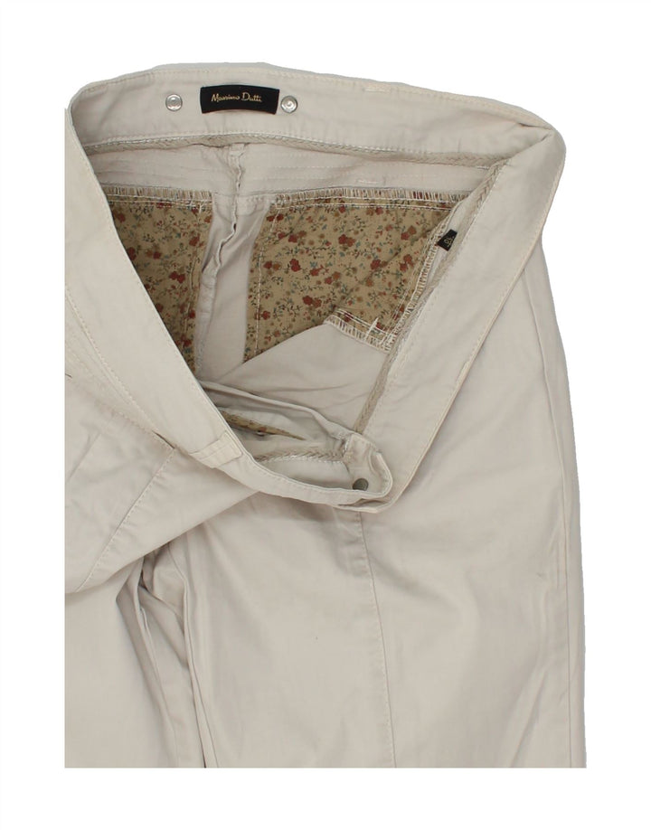 MASSIMO DUTTI Womens Straight Casual Trousers W30 L30 Grey Vintage Massimo Dutti and Second-Hand Massimo Dutti from Messina Hembry 